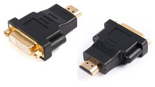US Seller PTC HDMI Male to DVI-I Female Dual Link Adapter for DVD HDTV