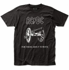 AC/DC "For Those About To Rock" T-Shirt -S, M, L - Free Shipping