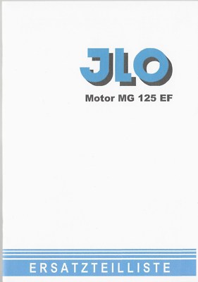 Ersatzteileliste JLO Motor MG 125 EF,