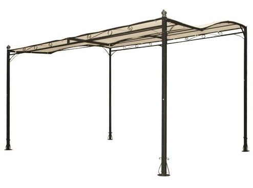 GAZEBO IN ACCIAIO PATIO cm. 300x250x250h da parete