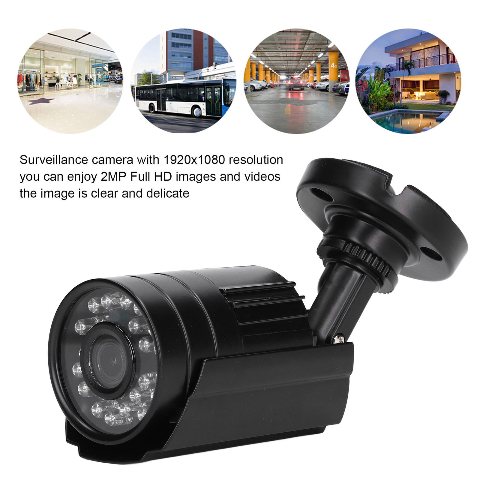 Security Camera Analog CCTV Camera 4 In 1 Surveillance Camera 3.6mm Lens Inf WTD-image