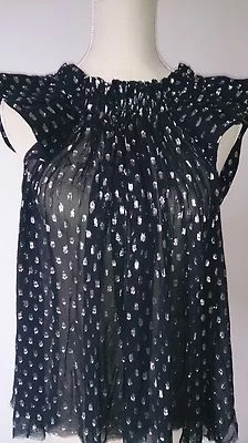 Top noir sans manche en soie Isabel Marant T2 Neuf - Photo 1/4