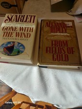 Scarlett & From Fields of Gold By Alexandra Ripley Both HC DJ