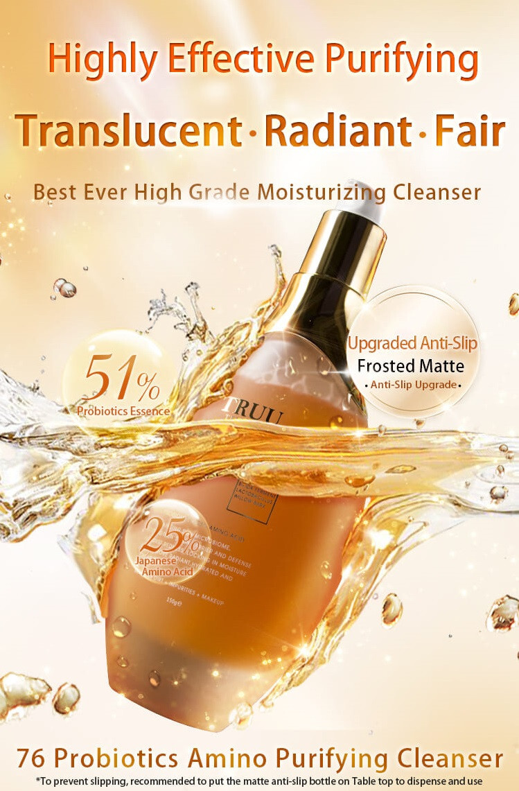 TRUU TRUE YOU] 76 Probiotics Amino Purifying Facial Wash Cleanser