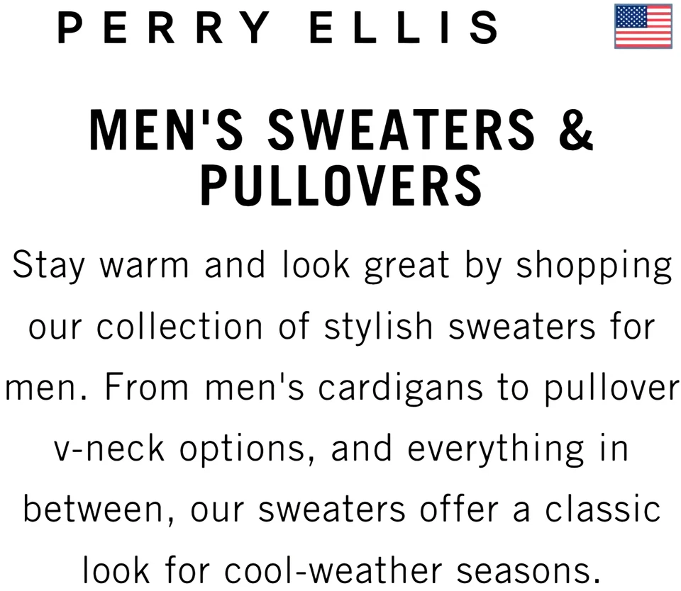 NEW PERRY ELLIS SPORT, MEN'S SMALL, HALF-ZIP UPF50🔵FLEECE SWEATER, MSRP $98.00! - Image 4 of 4