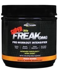 GLOBAL FORMULAS SUPER BIOFREAK OMG Pre-Workout Intensifier Energy Focus 30 Serve
