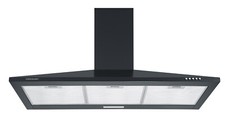 Cookology Cooker Hood 100cm Chimney Kitchen Extractor Fan - Black CH100BK/A