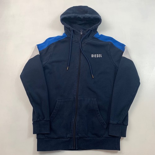 Mens DIESEL Blue Hoodie / XS / Full Zip