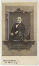 CDV circa 1865. The English Painter William Wyld.