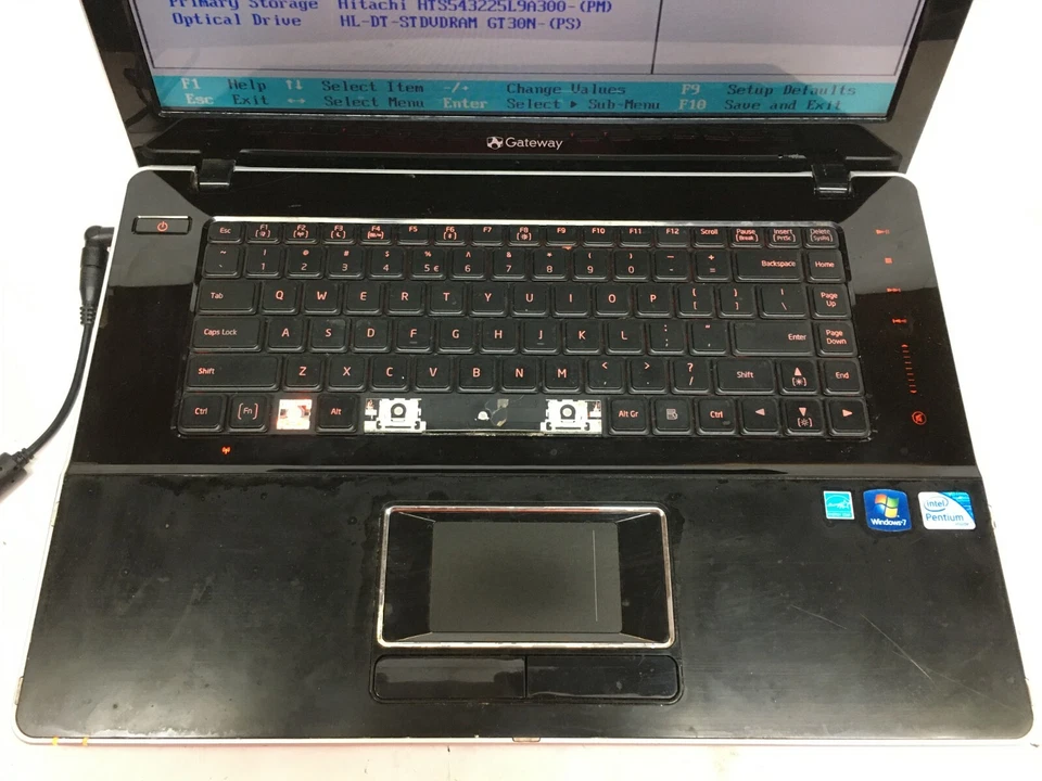 Compaq MD7309u Laptop Boots to BIOS NO HDD/RAM/Charger JR - Image 2 of 4