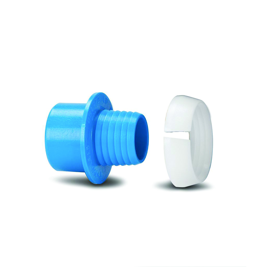 Polypipe 465C12 Polyfast 20mm x 1/2in LD Class C MDPE Adaptor Set - Mid Blue