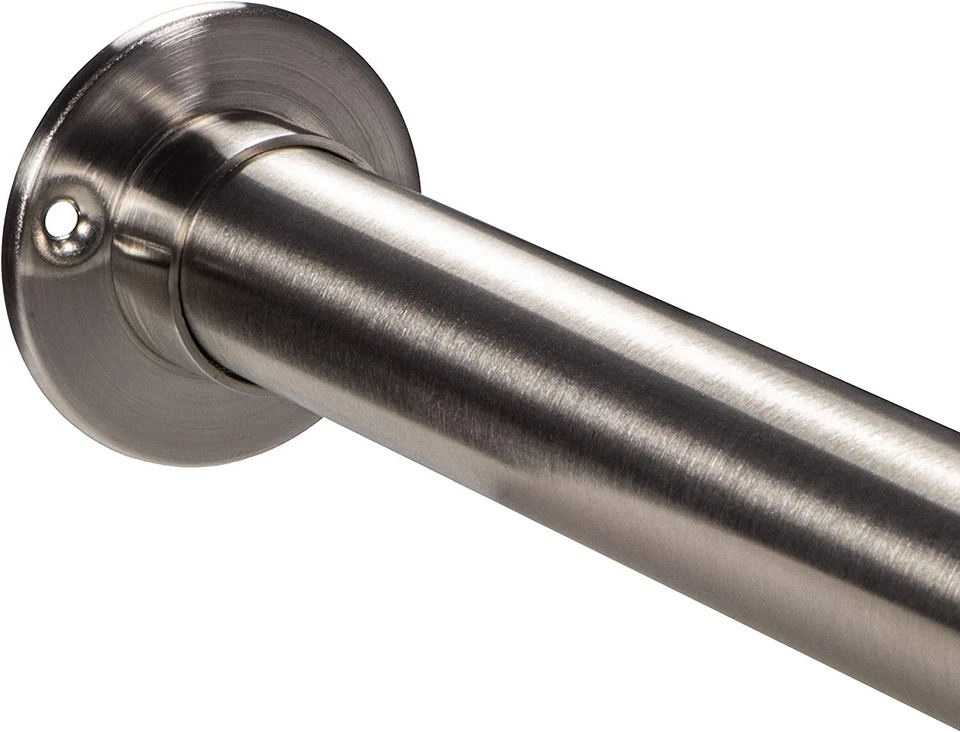 Vestiti Rotondo Tubo Armadio Asta Guardaroba Acciaio Inox 1000-2000 MM Ø 25 MM - Immagine 3 di 4