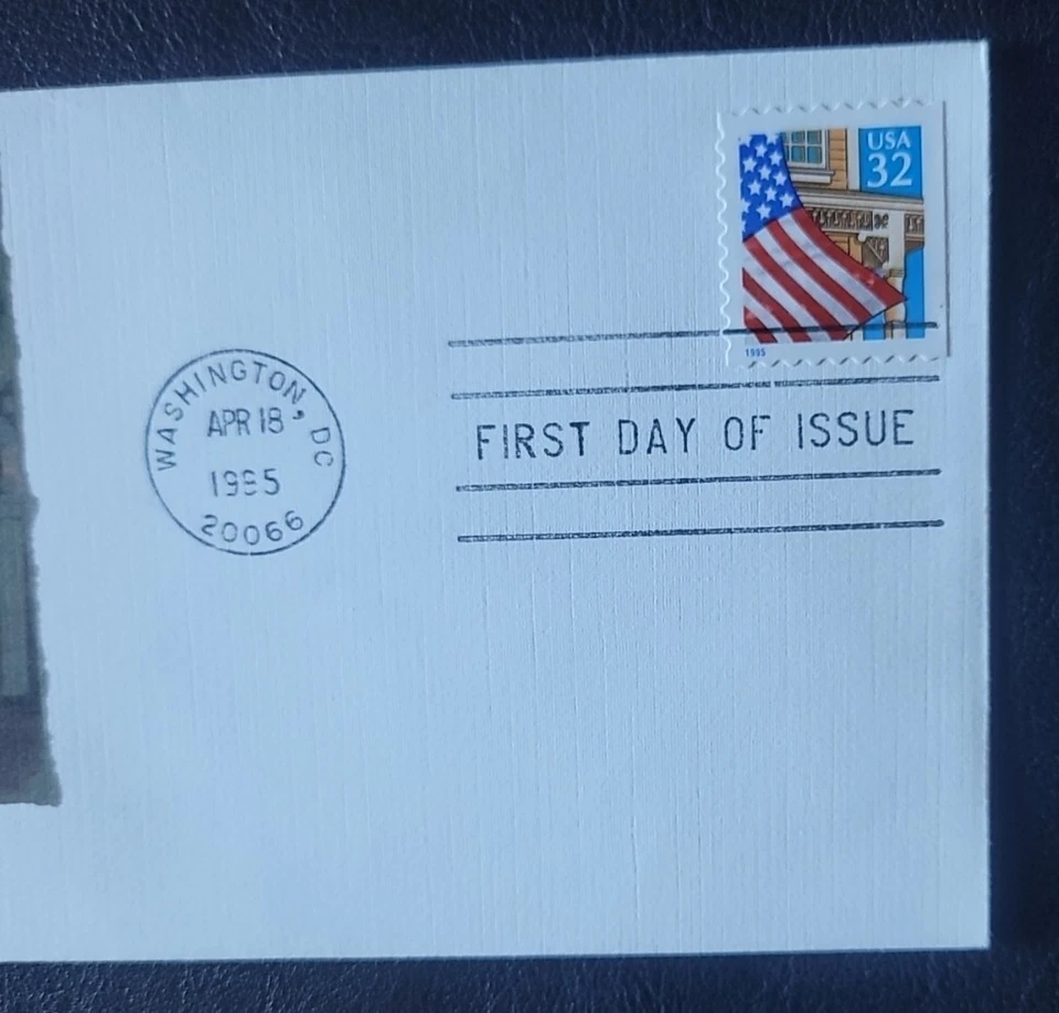 US FDC # 2915 Flag Over Porch 1995 - Image 4 of 4