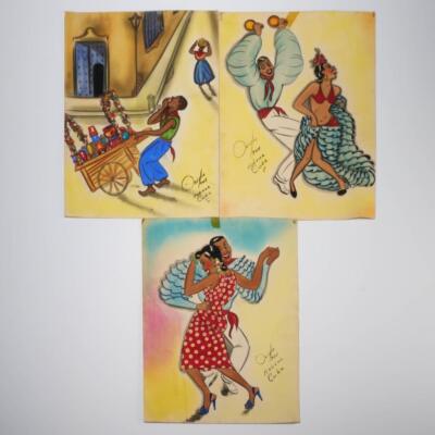 Ovidio Garcia Habana Havana Cuba Cuban Street Salsa Dancing Pottery Painting Art