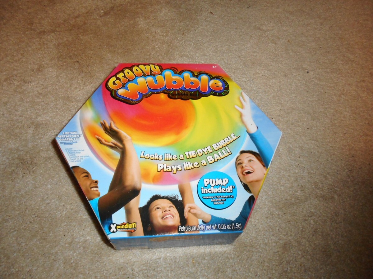 GROOVY WUBBLE BUBBLE BALL TYE DYE NEW