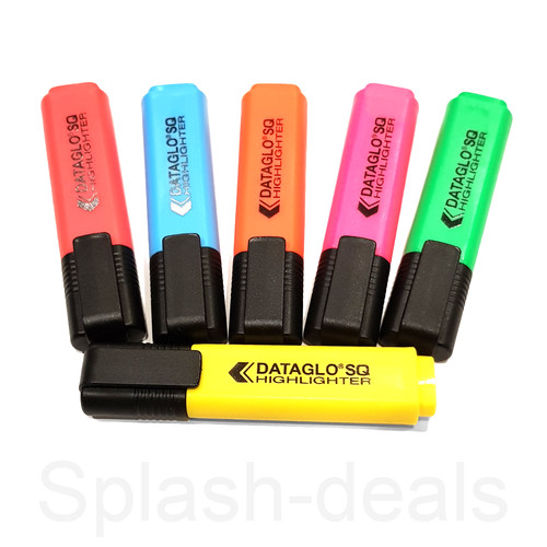 Quality Highlighter Pens - Assorted Bright Vibrant - Choose Colours or Assorted