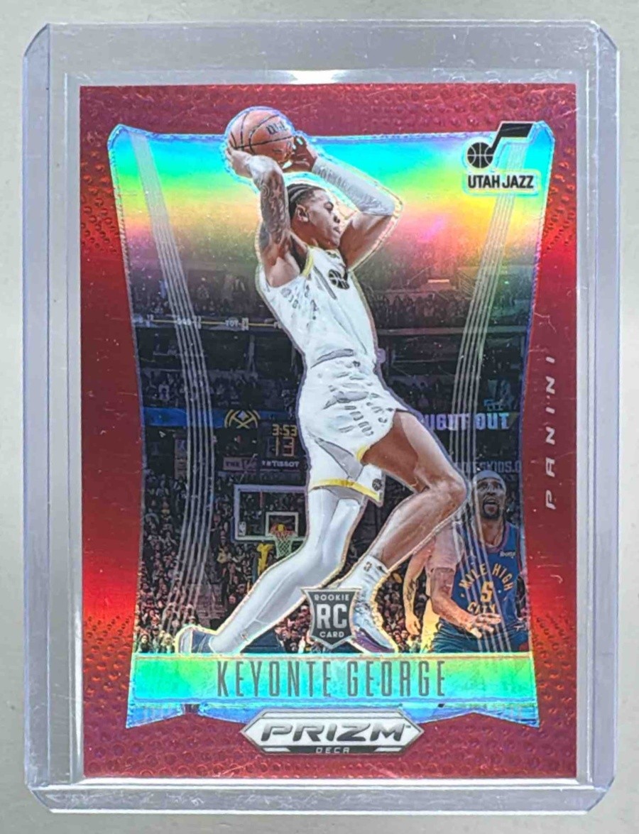 Keyonte George 2023 Panini Prizm Deca #179 Red Rookie RC /199