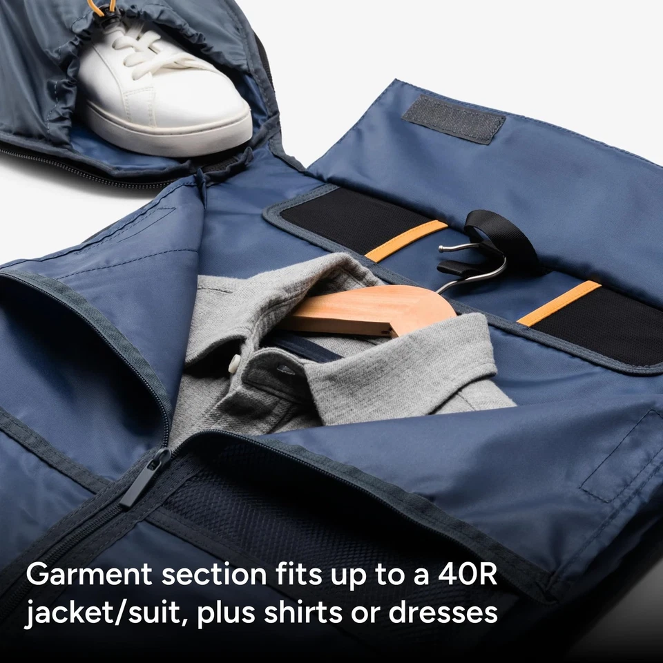 Bolso de fin de semana convertible 2 en 1 Premium para ropa 40L | Tr... Foto 2 de 4