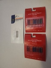 Multi Mini Incandescent 2.5 Volt Christmas Light Bulbs Noma / Inliten