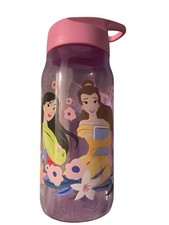 Disney Princess Sip Water Bottle w/Carry Loop Sip Bottles 16 oz Sippy Cup Ariel