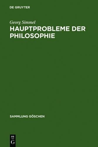 Georg Simmel Hauptprobleme der Philosophie (Hardback) Sammlung Göschen