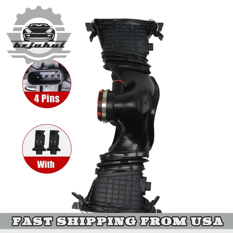 Air Intake Duct w/ Air Mass Sensor 6420900048 For Mercedes Benz GL350 ML350 3.0L Foto 4 de 4