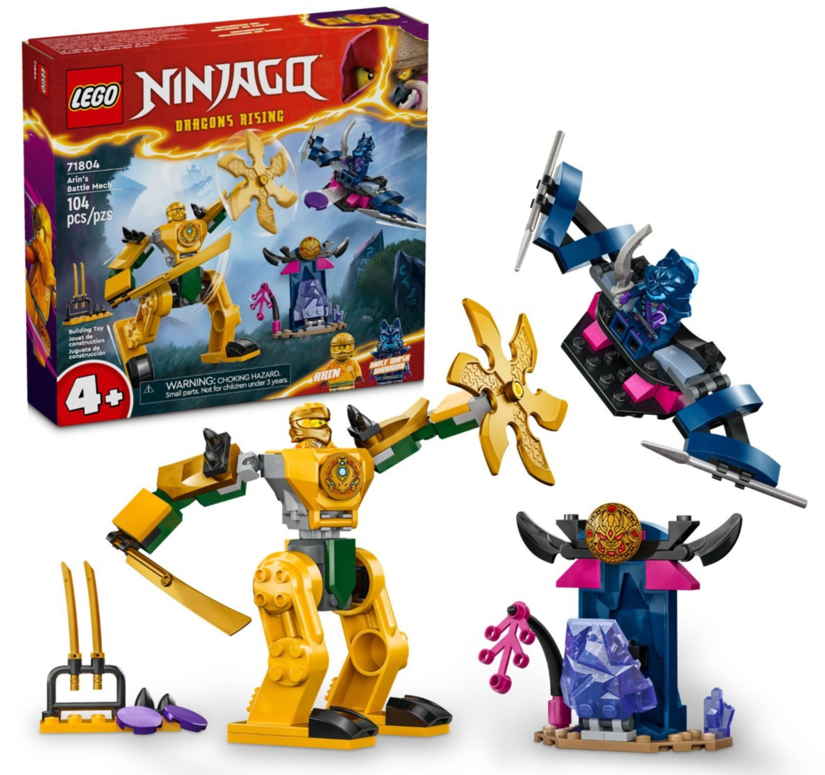 Lego Herren Arins Battle Mech (71804, Ninjago) - Bild 5