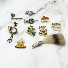 Lot of 12 Vintage Hat Pins German Bavarian Eu...
