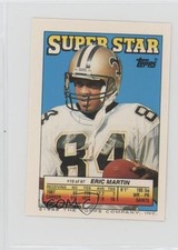 1988 Topps Super Star Sticker Back Cards ( 226) Eric Martin Dan Marino HOF 0au4