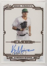 2019 Leaf Trinity Clear Auto Kameron Misner #CA-KM1 Auto 9cf