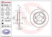Brembo 2X Bremsscheibe Hinten Ø262 Mm FüR Hyundai Ioniq Ae 1.6 Gdi Hybrid