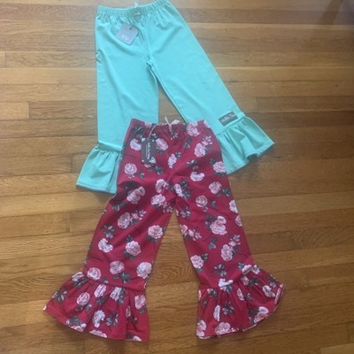 Two Pair NWT Matilda Jane Pants Girl's Size 6 Sweet Party Festival