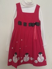 Bonnie Jean Girls Sz 6 Christmas 2-piece Set EUC
