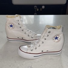 Converse Chuck Taylor All Star Mid Lux Hidden Heel Wedge 547200F 7US
