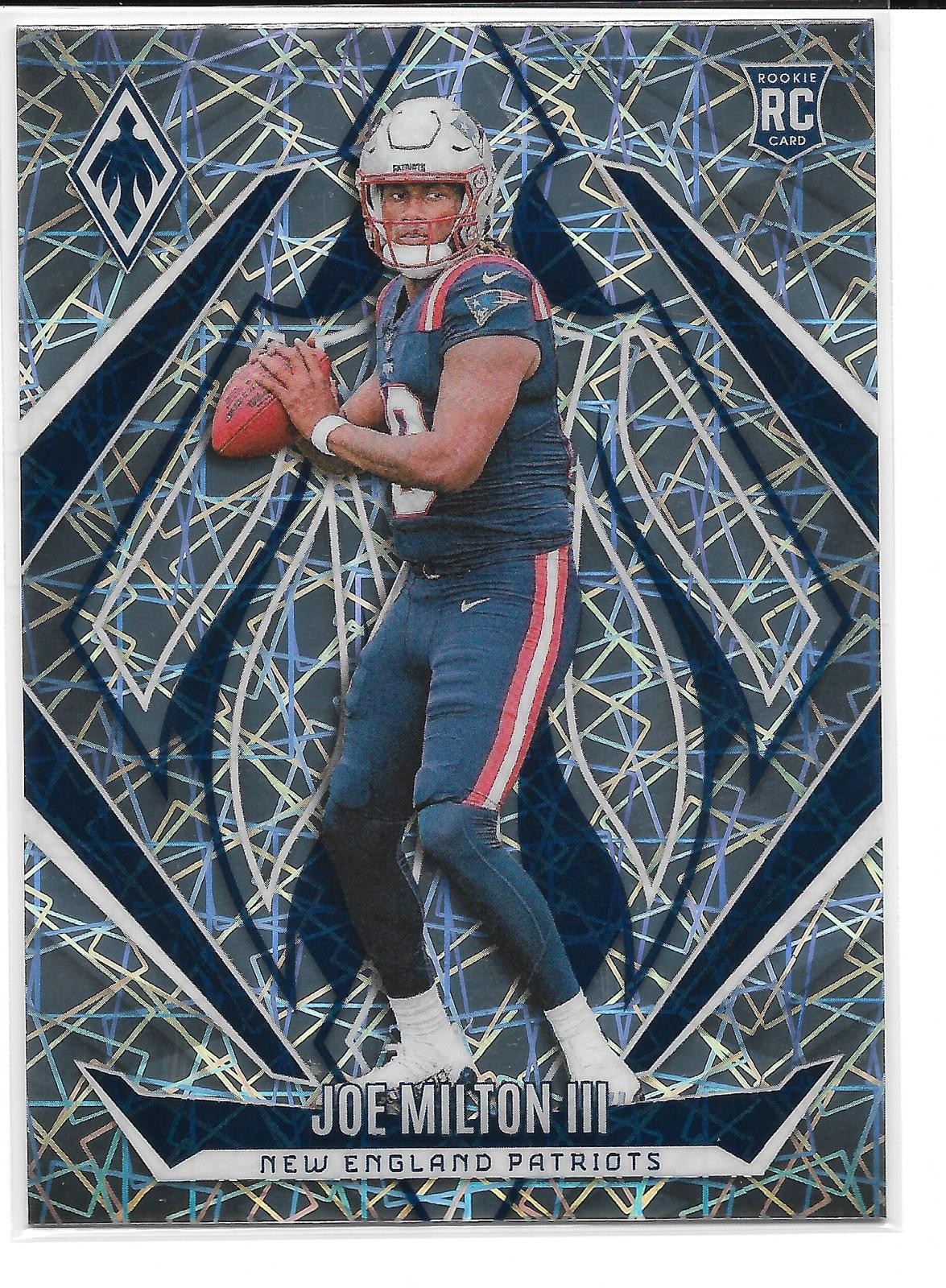 2024 Panini Phoenix - Joe Milton III Lazer RC #205 New England Patriots
