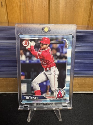 Shohei Ohtani 2019 Bowman #34 Sky Blue 220/499