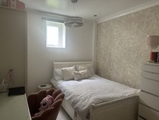 Sleigh Bedroom furniture,  Double bed, wardrobe and dressing table