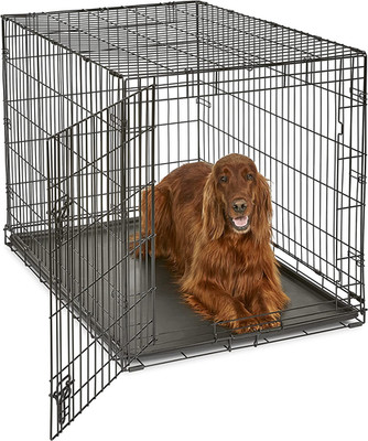 Midwest Homes for Pets 42-Inch  Crate for Large Breeds, 71-90 Lbs, Single Door F
