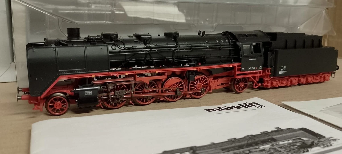 Märklin 37924 H0 Dampflok BR 41 255 DB Epoche 3a, MFX unbesp. OVP 24 XXL Fotos
