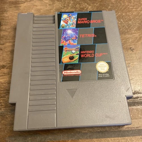Super Mario Bros./Tetris/World Cup NES Nintendo