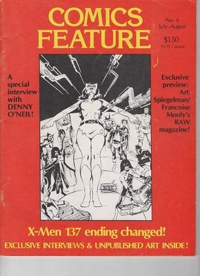 Comics Feature #4 New Media Publishing 1980 Fanzine Dark Phoenix X-Men Issue