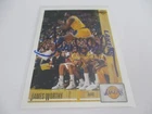 JAMES WORTHY SIGNED 1991-92 UPPER DECK MCDONALDS CARD #M9 L.A. LAKERS UNC