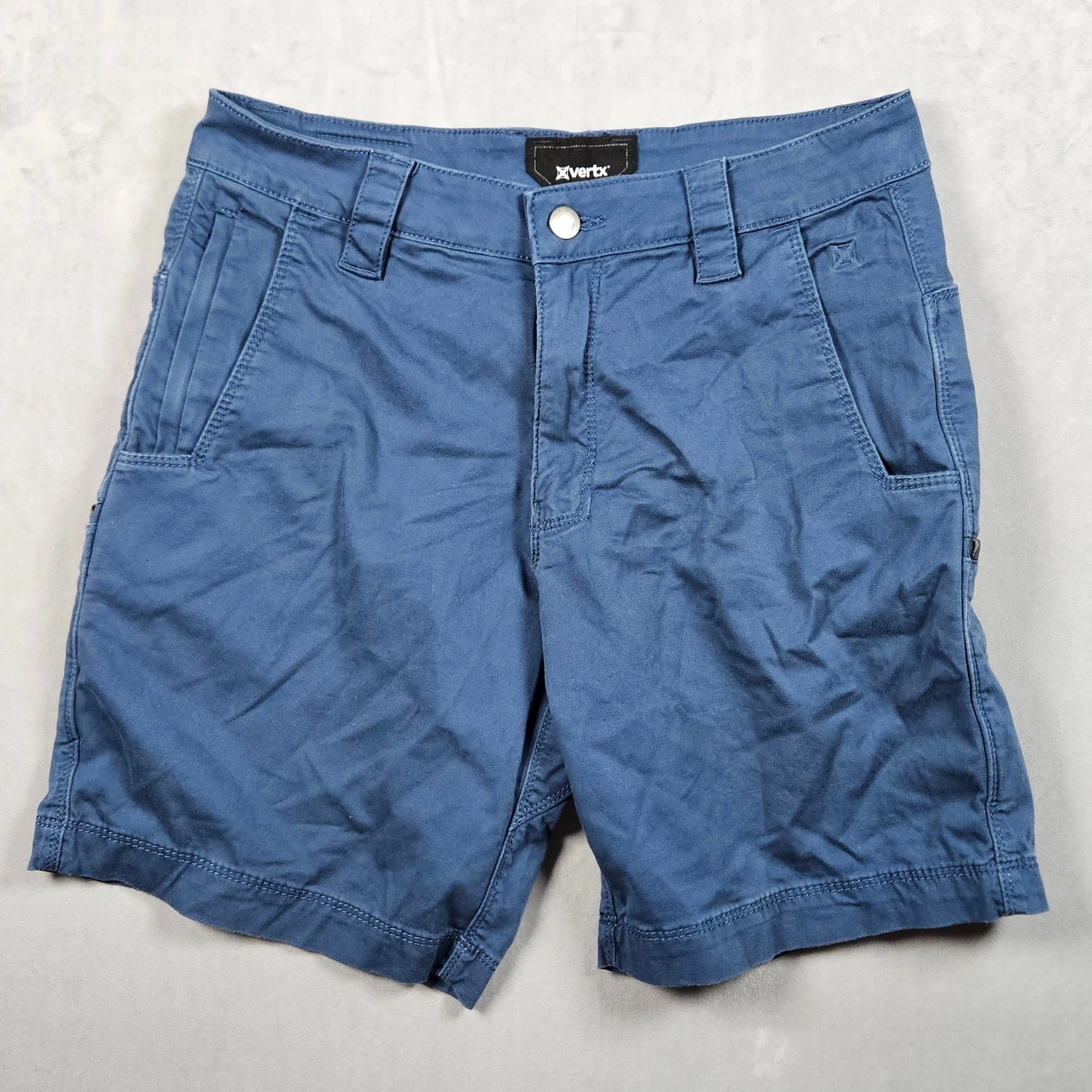 Vertx Shorts Mens 33 (Measures 31) Blue Cargo Pockets Outdoor Hiking Tactical