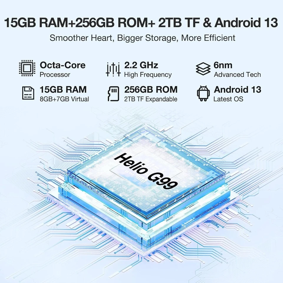 DOOGEE S Mini Rugged Phone 4.5 - Frost Silver - Image 2 of 4