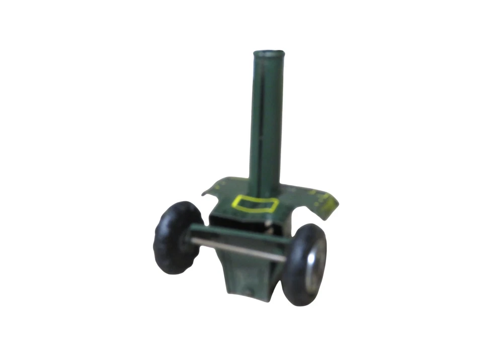 Cañón de artillería de juguete de hojalata verde tanque militar pistola estilo Japón funciona de colección Foto 4 de 4