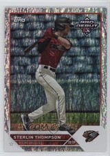 2023 Topps Pro Debut Sparkle Foil 37/175 Sterlin Thompson #PD-185 g1d