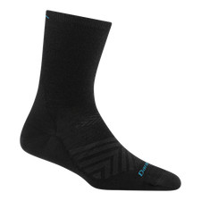 DARN TOUGH 1068 Black Women's Run Micro Crew Ultra-Lightweight Running Socks USA