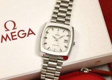 Omega SUPERB VINTAGE OMEGA SEAMASTER 1970S BIG SQUARE AUTOMATIC WATCH SPEEDMASTER IWC