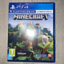 Minecraft Bedrock Edition Cross Play Sony PlayStation 4 Game, 2019 PS4