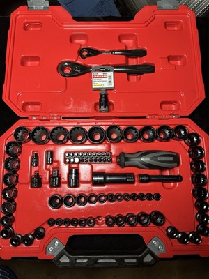   Sears Craftsman 37698 Max Axess 85pc Ratchet Socket Bits Pass Through READ